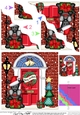 Hamish Scottie Dog is at the Door - Christmas Wavy Corner Side Stacker