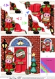 GiGi Horse is at the Door - Christmas Wavy Corner Side Stacker