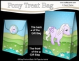 3D Gift Bag Mini Kit - Cute Little Pony Violet