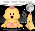3D Cute Bird Treat Box Gift Set Mini Kit - Cute Little Chick Mallow