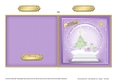 Christmas Tree in a Snowglobe Quick Cut and Fold Card