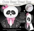 3D Cute Bear Treat Box Gift Set Mini Kit - Cute Little Panda Bear Su Ling