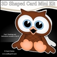 3D Shaped Card Kit - Cute Little Orson Owl