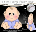 3D Cute Baby Treat Box Gift Set Mini Kit - Cute Little Baby Boy Milo