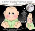 3D Cute Baby Treat Box Gift Set Mini Kit - Cute Little Baby Jude