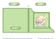 Cute Hunney Bear Rosie has a Christmas Star - Cut and Fold Corner Card