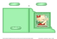 Cute Hunney Bear Rosie has a Christmas Star - Cut and Fold Corner Card