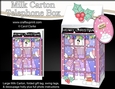 3D Christmas Phone Box Milk Carton Treat Box - Snowman Rio