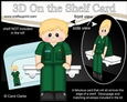 3D on the Shelf Card Kit - Little NHS Paramedic Seb