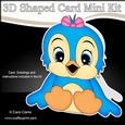 3D Shaped Card Kit - Cute Little BeBe Bird