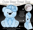 3D Cute Bear Treat Box Gift Set Mini Kit - Cute Little Benjy Bear