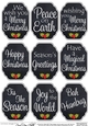 3D Christmas Greetings Sentiment Sheet