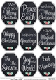 3D Christmas Greetings Sentiment Sheet