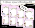 Country Cottage Girlz 14.5 x 14.5 cm envelope Kit