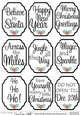 3D Christmas Greetings Sentiment Sheet