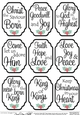 3D Christmas Greetings Sentiment Sheet