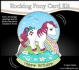 3D Shaped Rocking Card Mini Kit - Cute Little Pony Berry