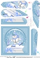 Cute Snowman - Christmas Snowglobe Fan Pyramage Topper