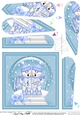 Cute Snowmen - Christmas Snowglobe Fan Pyramage Topper