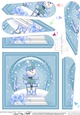 Cute Snowmen - Christmas Snowglobe Fan Pyramage Topper