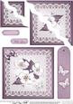 Apple Blossom Quick Card Wavy Corner Side Stacker Topper