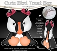 3D Cute Bird Treat Box Gift Set Mini Kit - Cute Little Puffin Minnow