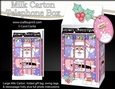 3D Christmas Phone Box Milk Carton Treat Box - Santa