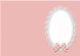 A5 Pearls and Lace Card Front or Insert