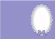A5 Pearls and Lace Card Front or Insert