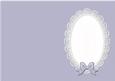 A5 Pearls and Lace Card Front or Insert