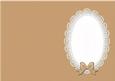 A5 Pearls and Lace Card Front or Insert