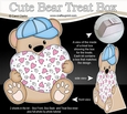 3D Cute Bear Treat Box Gift Set Mini Kit - Cute Little Austin Bear