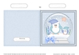 Christmas Snowglobe Quick Cut & Fold Card - Cute Penguins
