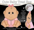 3D Cute Baby Treat Box Gift Set Mini Kit - Cute Little Ethnic Baby Girl Veena
