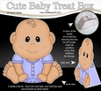 3D Cute Baby Treat Box Gift Set Mini Kit - Cute Little Ethnic Baby Boy Kareem