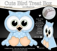 3D Cute Bird Treat Box Gift Set Mini Kit - Cute Little Oscar Owl