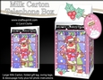 3D Christmas Phone Box Milk Carton Treat Box - Rudolph