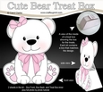 3D Cute Bear Treat Box Gift Set Mini Kit - Cute Little Belle Bear