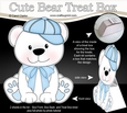 3D Cute Bear Treat Box Gift Set Mini Kit - Cute Little Bobbi Bear