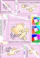 Cute Hunney Bear Rosie has a Babys 1st Christmas Star - Twisted Spiral Side Stacker