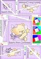 Cute Hunney Bear Rosie has a Babys 1st Christmas Star - Twisted Spiral Side Stacker