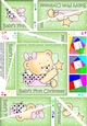 Cute Hunney Bear Rosie has a Babys 1st Christmas Star - Twisted Spiral Side Stacker