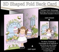 3D Shaped No-Hole Fold Back Mini Kit - Country Cottage Girlz Zoe has Yummy Cupcakes