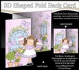 3D Shaped No-Hole Fold Back Mini Kit - Country Cottage Girlz Zoe has Yummy Cupcakes