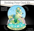 3D Shaped Rocking Card Mini Kit - Cute Little Pony Summer Breeze