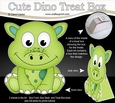 3D Cute Dino Treat Box Gift Set Mini Kit - Cute Little Denis Dino