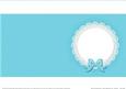 Square Pearls and Lace Card Front or Insert