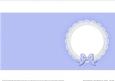 Square Pearls and Lace Card Front or Insert