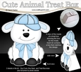 3D Cute Animal Treat Box Gift Set Mini Kit - Cute Little Laurie Lamb
