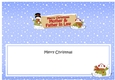 large DL Merry Christmas MOTHER & FATHER IN LAW with Snowman insert